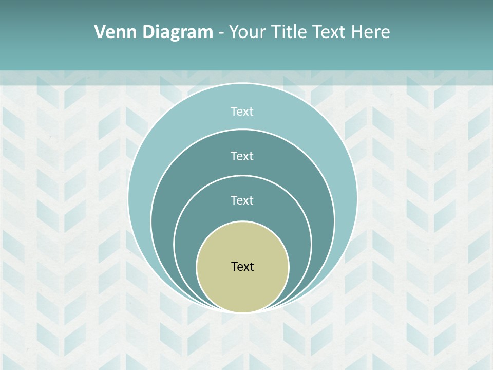 A Blue And White Pattern With A Green Background PowerPoint Template