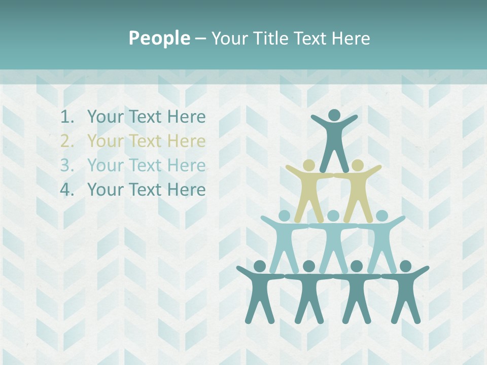 A Blue And White Pattern With A Green Background PowerPoint Template