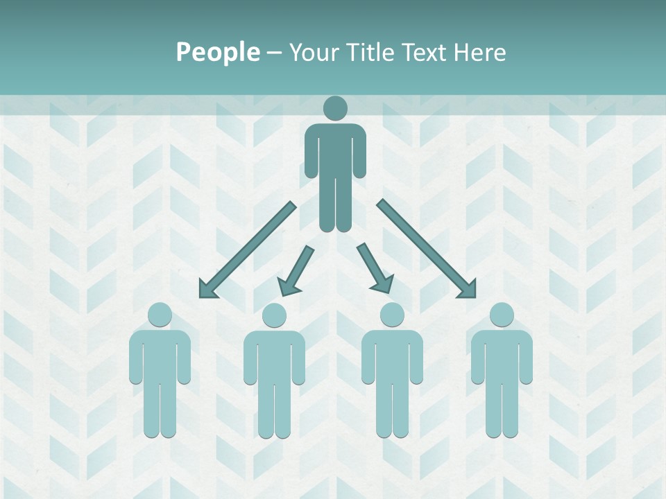 A Blue And White Pattern With A Green Background PowerPoint Template