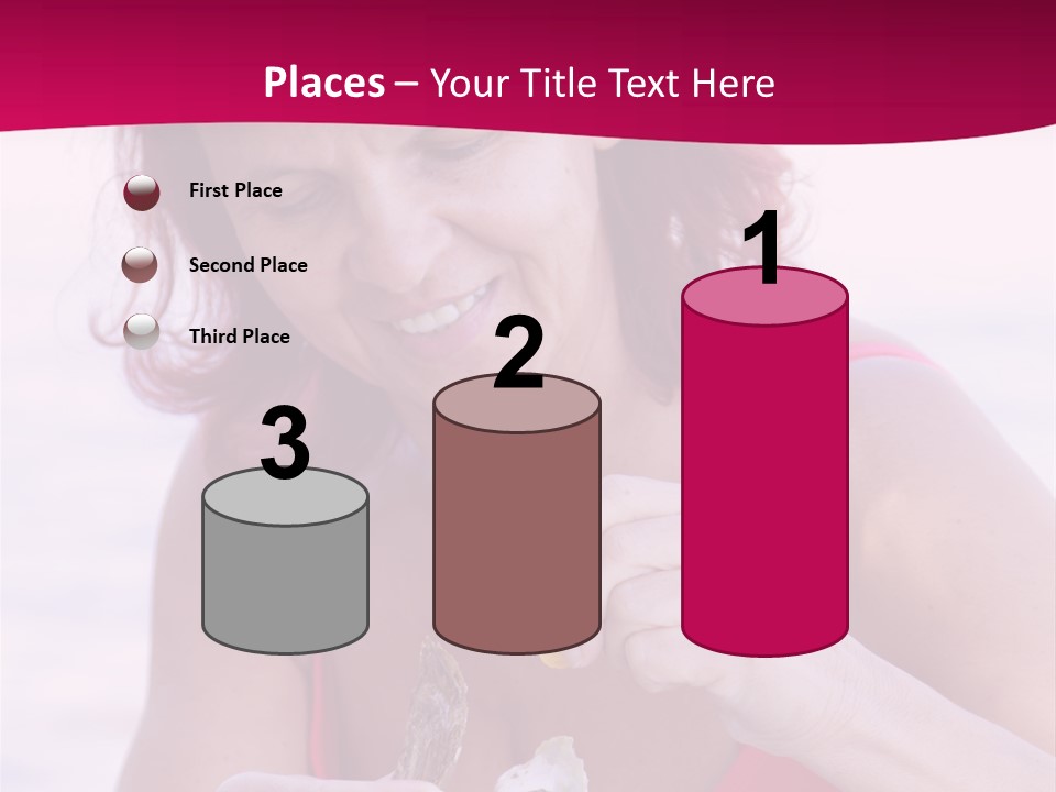 Delicacy Smiling Eating PowerPoint Template