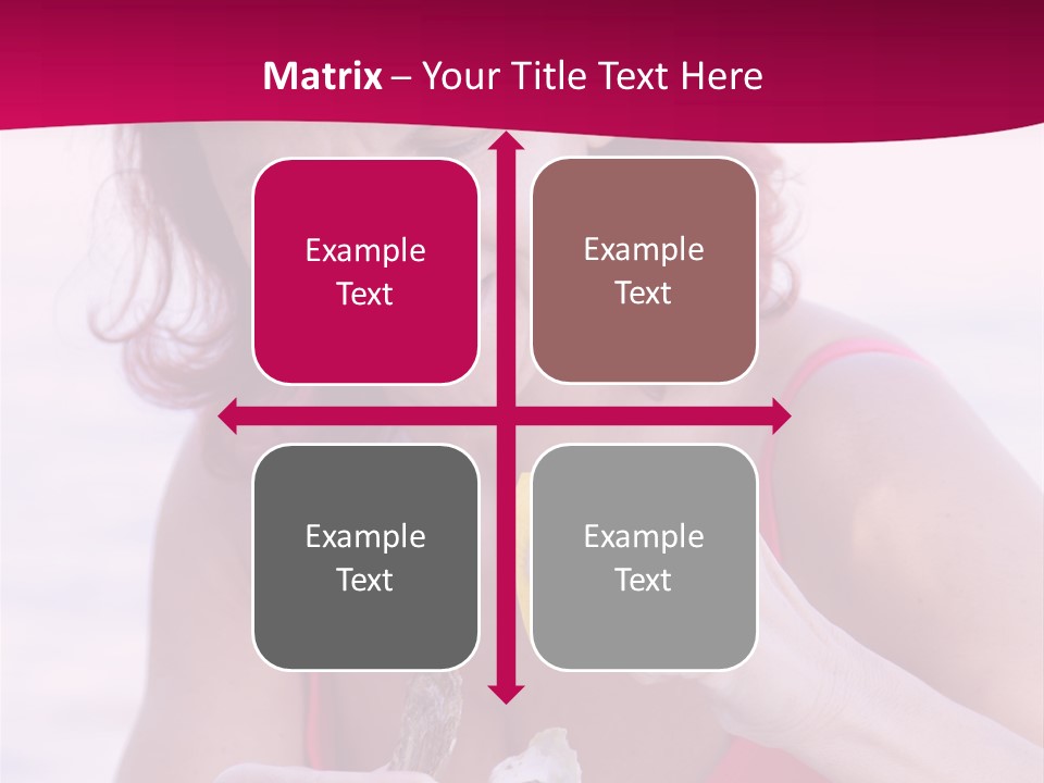 Delicacy Smiling Eating PowerPoint Template