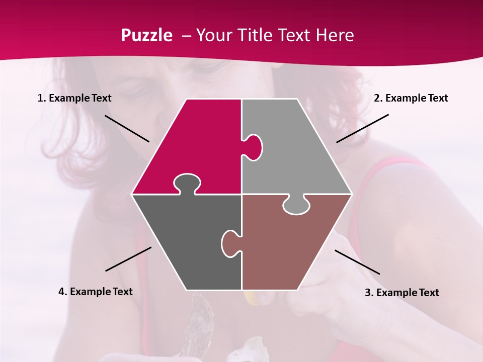 Delicacy Smiling Eating PowerPoint Template