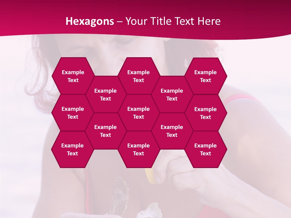 Delicacy Smiling Eating PowerPoint Template