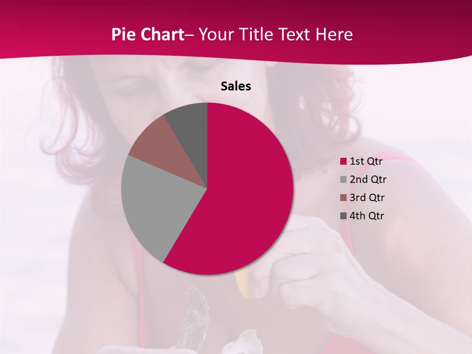 Delicacy Smiling Eating PowerPoint Template