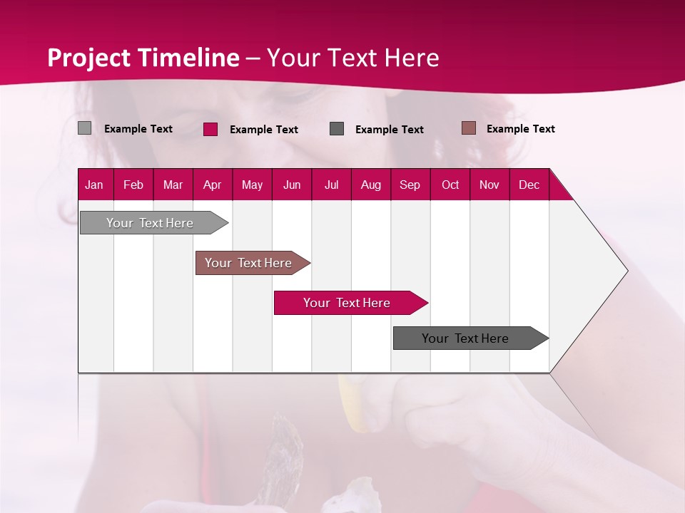 Delicacy Smiling Eating PowerPoint Template