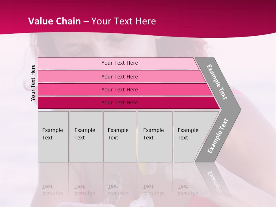 Delicacy Smiling Eating PowerPoint Template