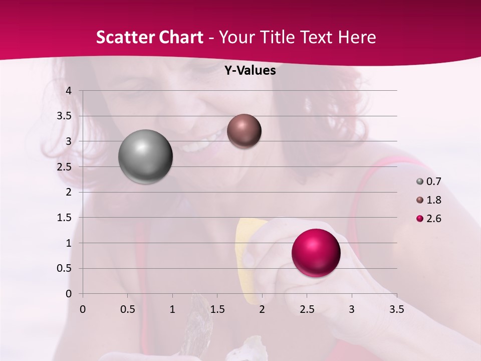 Delicacy Smiling Eating PowerPoint Template