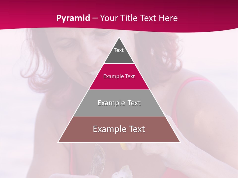 Delicacy Smiling Eating PowerPoint Template