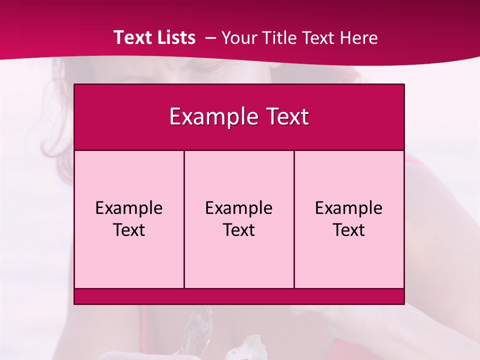 Delicacy Smiling Eating PowerPoint Template