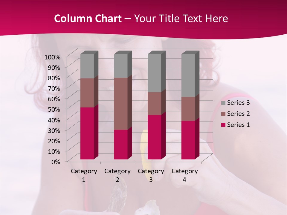 Delicacy Smiling Eating PowerPoint Template