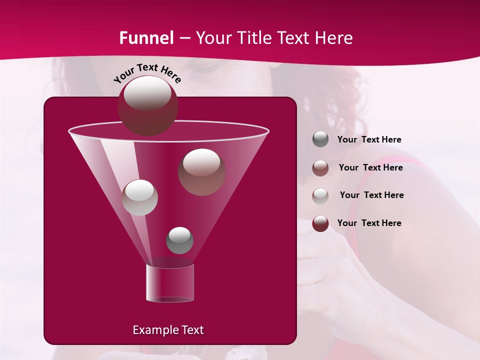 Delicacy Smiling Eating PowerPoint Template