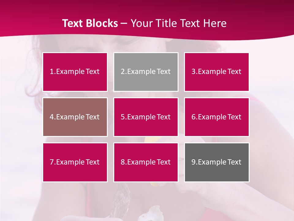 Delicacy Smiling Eating PowerPoint Template