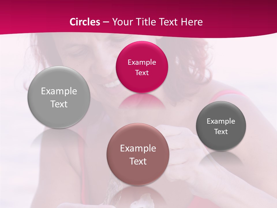 Delicacy Smiling Eating PowerPoint Template