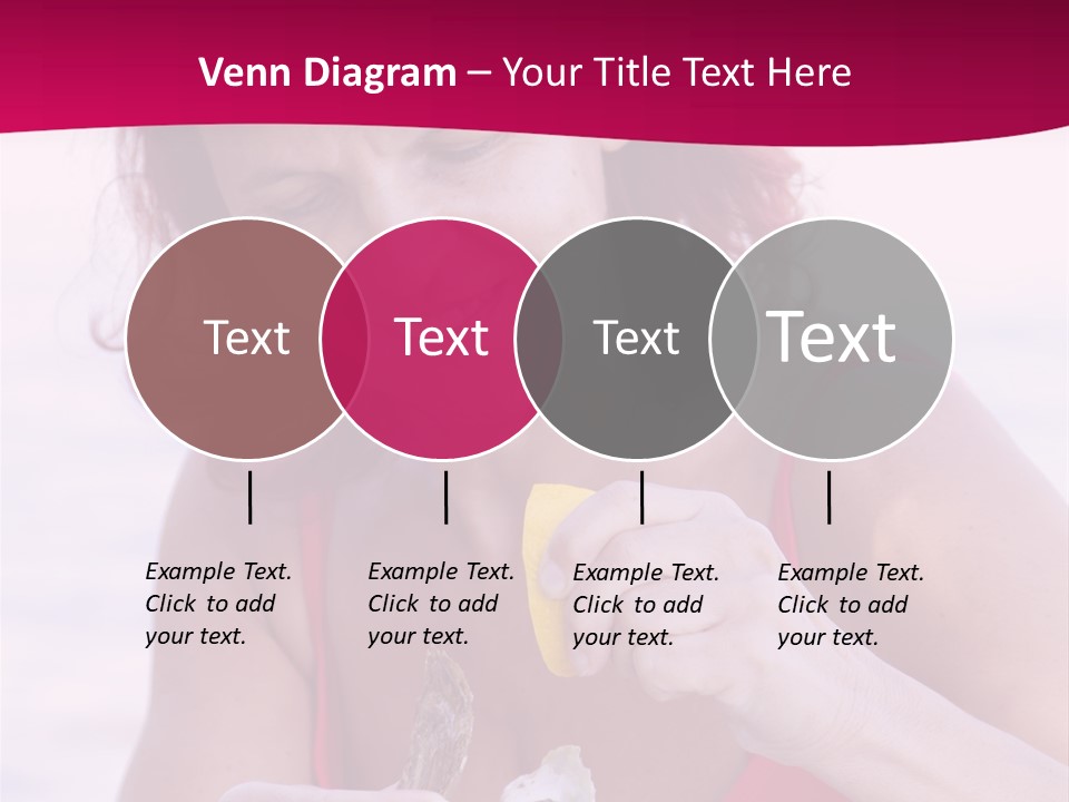Delicacy Smiling Eating PowerPoint Template