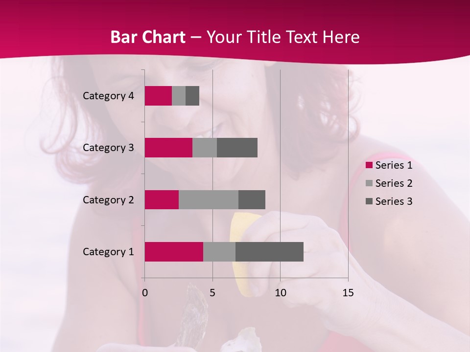 Delicacy Smiling Eating PowerPoint Template