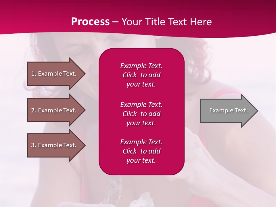 Delicacy Smiling Eating PowerPoint Template