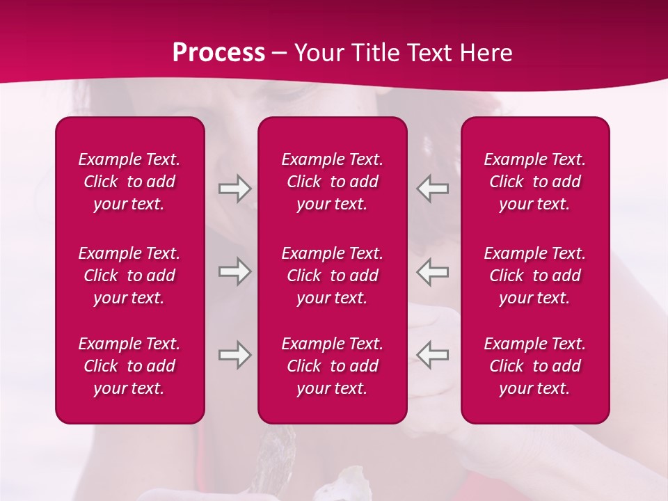 Delicacy Smiling Eating PowerPoint Template