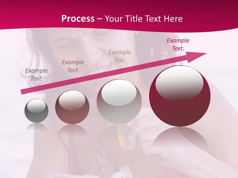 Delicacy Smiling Eating PowerPoint Template