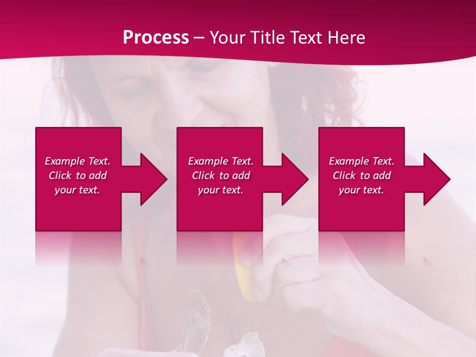 Delicacy Smiling Eating PowerPoint Template
