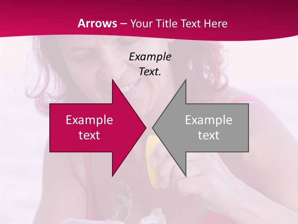 Delicacy Smiling Eating PowerPoint Template