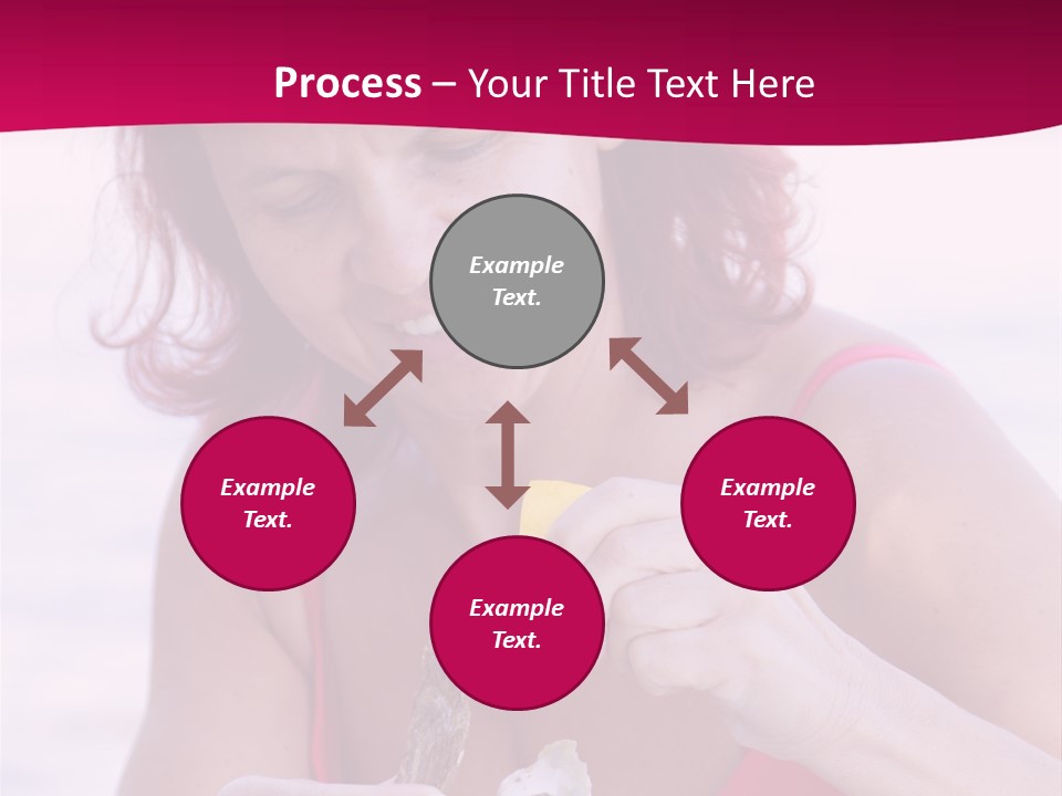 Delicacy Smiling Eating PowerPoint Template