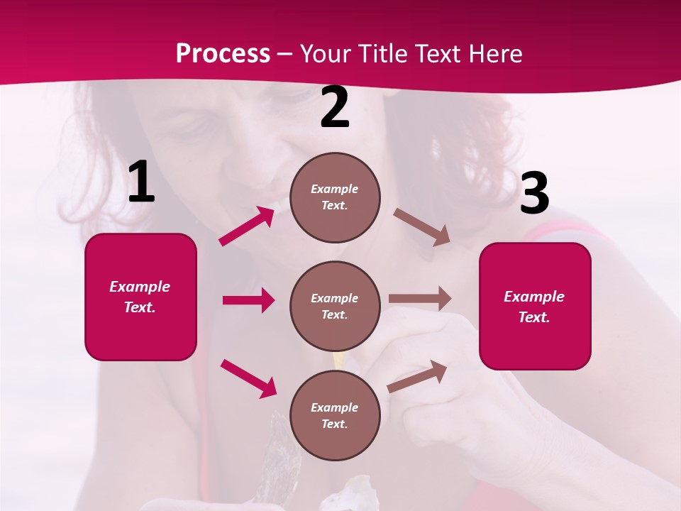 Delicacy Smiling Eating PowerPoint Template