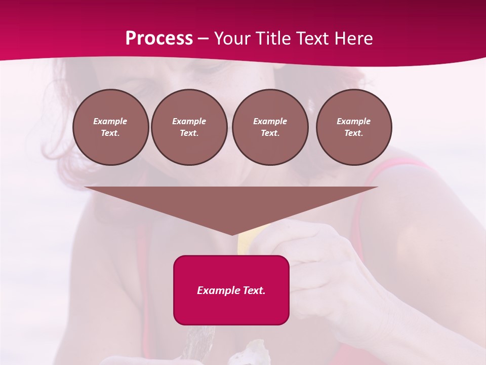 Delicacy Smiling Eating PowerPoint Template