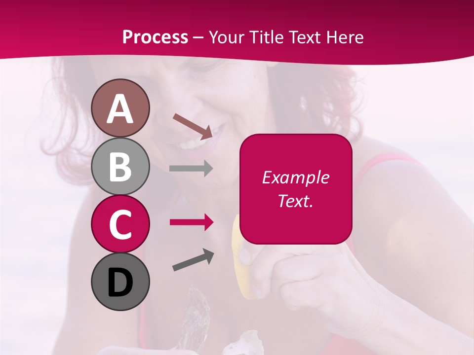 Delicacy Smiling Eating PowerPoint Template