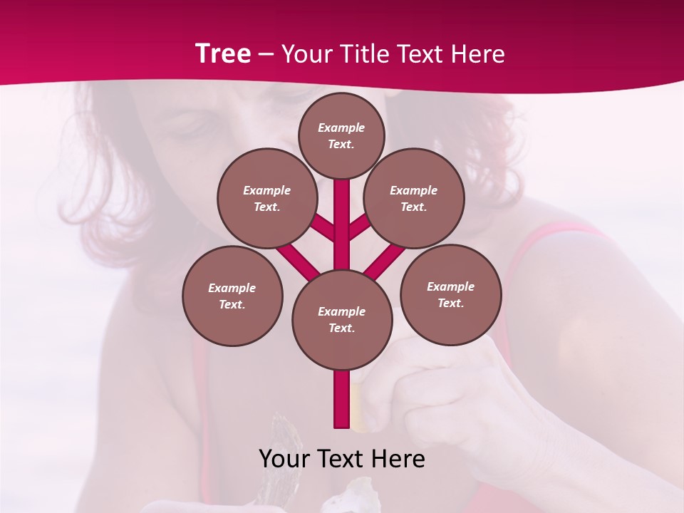 Delicacy Smiling Eating PowerPoint Template