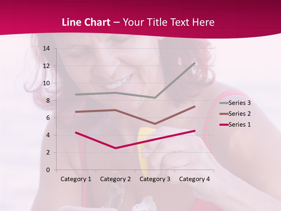 Delicacy Smiling Eating PowerPoint Template