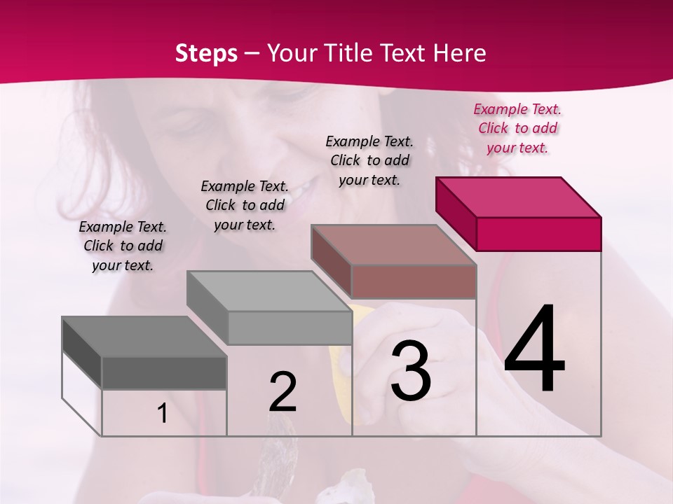 Delicacy Smiling Eating PowerPoint Template