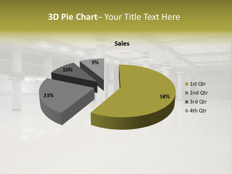 Sales Horizontal Stock PowerPoint Template