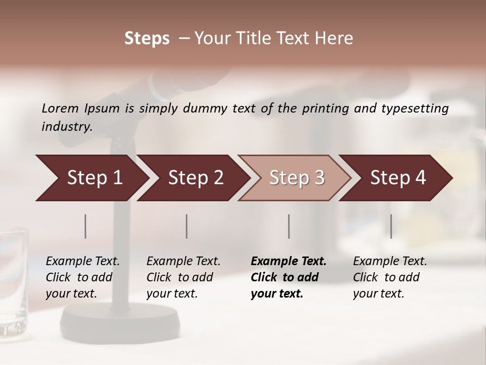 Microphone People Event PowerPoint Template