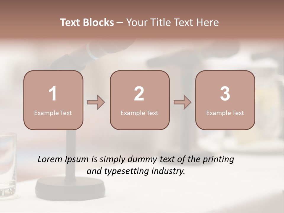 Microphone People Event PowerPoint Template