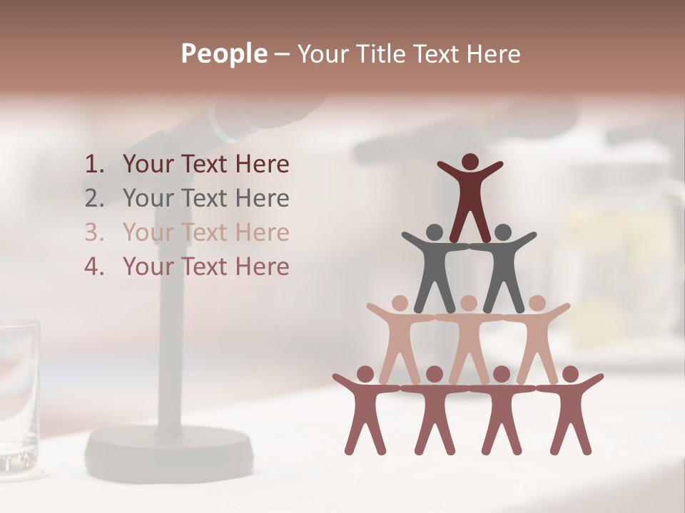 Microphone People Event PowerPoint Template