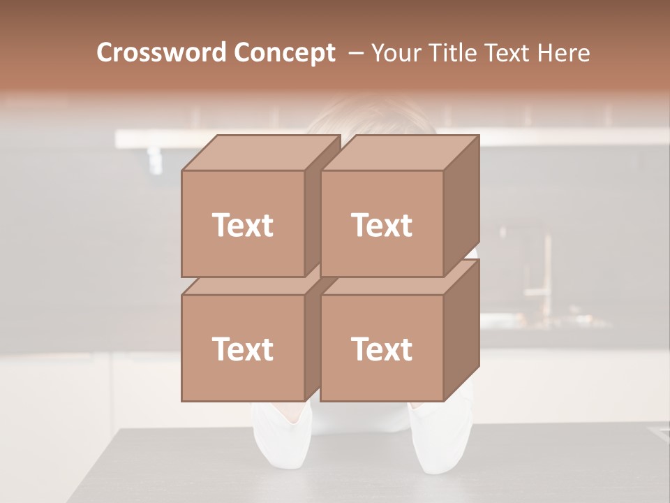 Frustrated Rest On Sleep PowerPoint Template