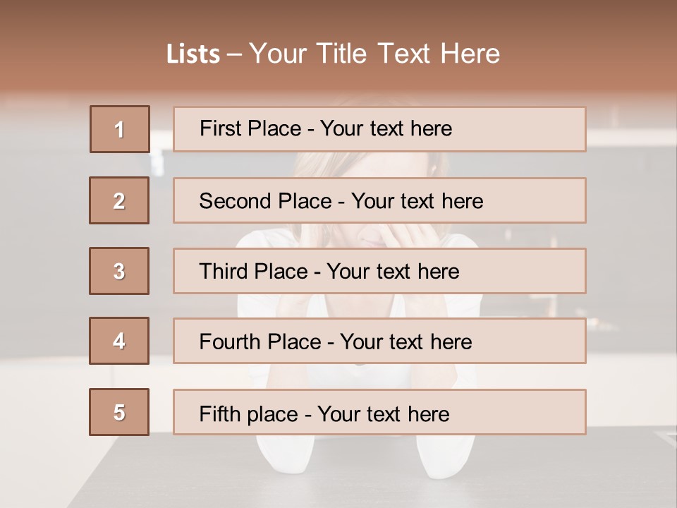 Frustrated Rest On Sleep PowerPoint Template