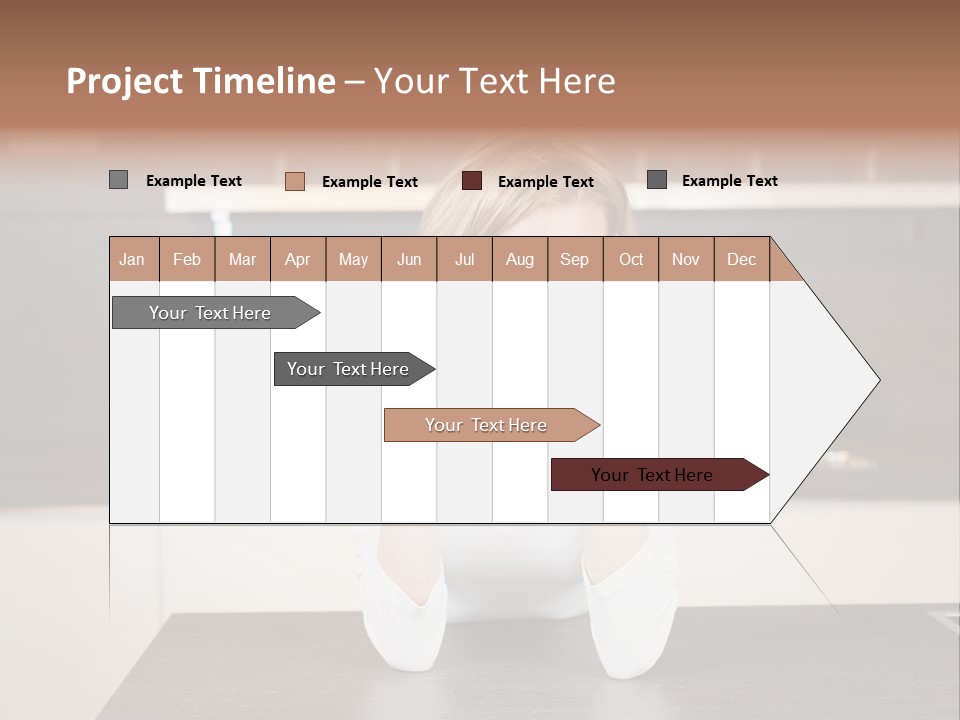 Frustrated Rest On Sleep PowerPoint Template