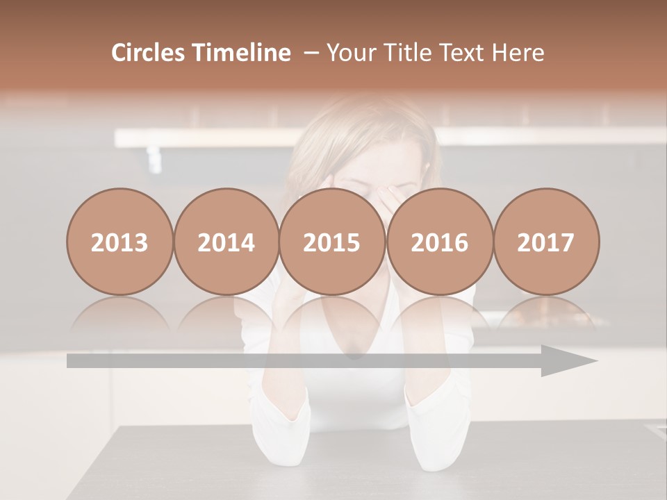 Frustrated Rest On Sleep PowerPoint Template