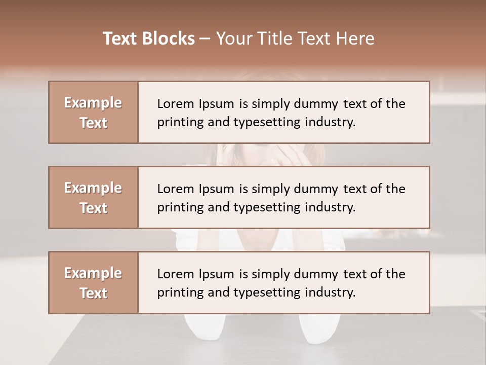 Frustrated Rest On Sleep PowerPoint Template