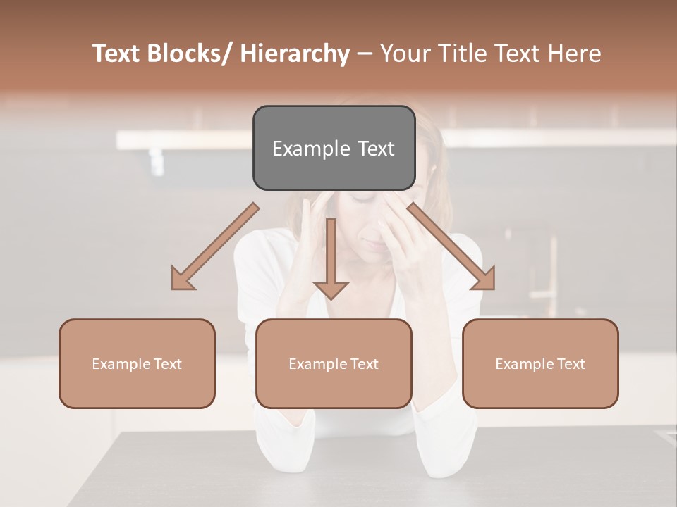 Frustrated Rest On Sleep PowerPoint Template