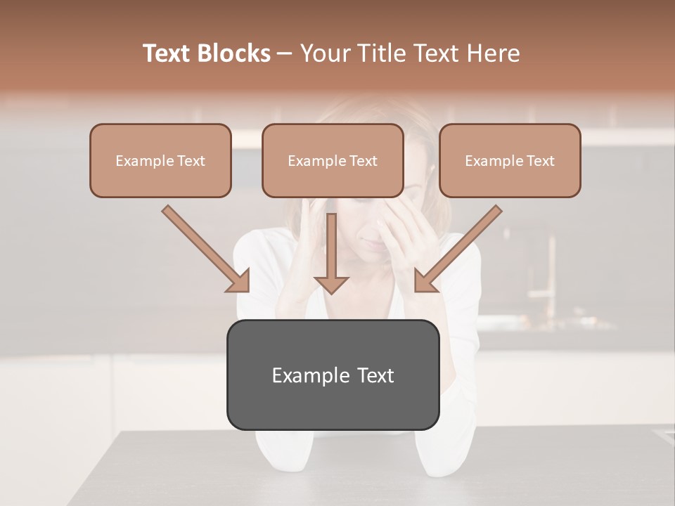 Frustrated Rest On Sleep PowerPoint Template