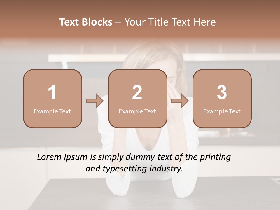 Frustrated Rest On Sleep PowerPoint Template