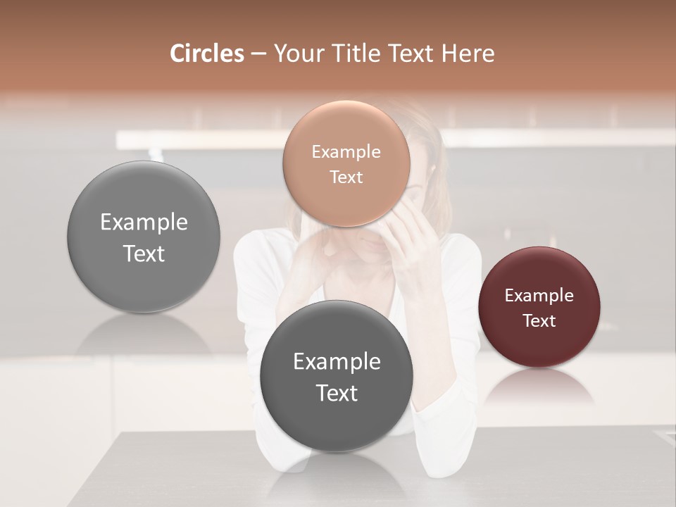 Frustrated Rest On Sleep PowerPoint Template