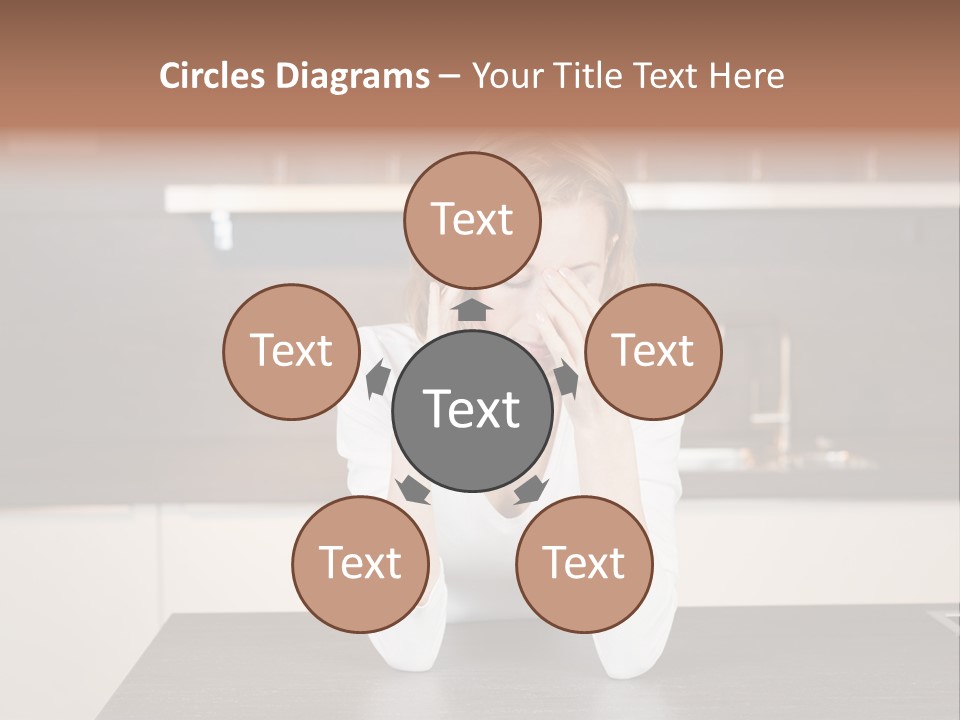 Frustrated Rest On Sleep PowerPoint Template