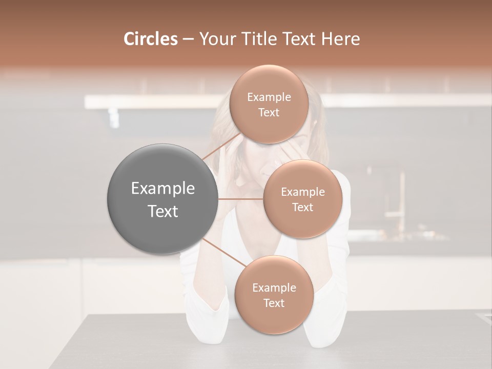 Frustrated Rest On Sleep PowerPoint Template