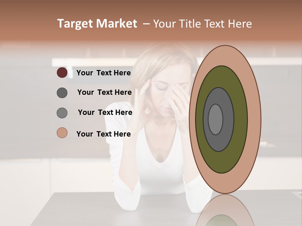 Frustrated Rest On Sleep PowerPoint Template