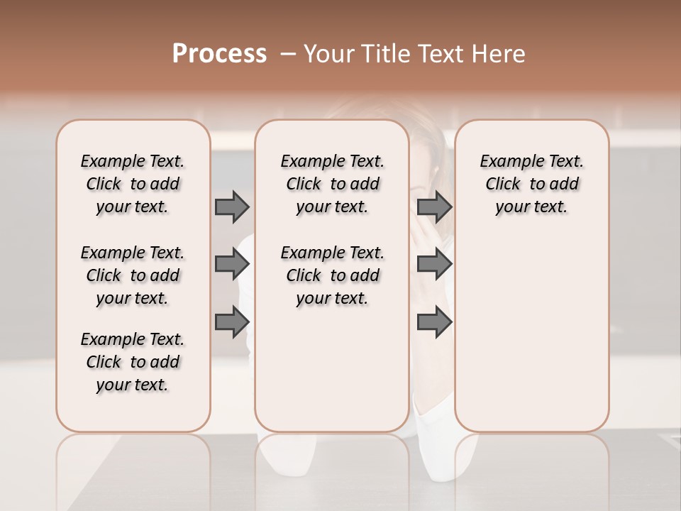 Frustrated Rest On Sleep PowerPoint Template