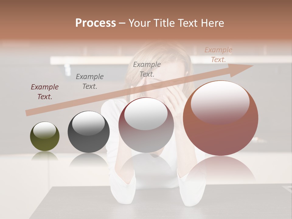 Frustrated Rest On Sleep PowerPoint Template