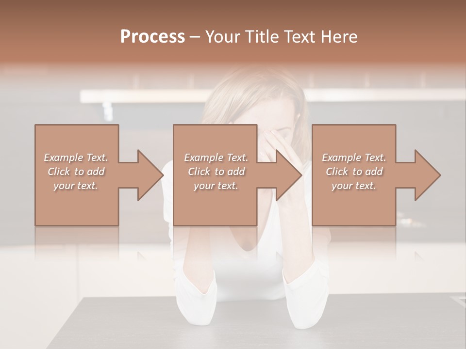 Frustrated Rest On Sleep PowerPoint Template